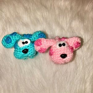 Crocheted blues clues Blue and Magenta